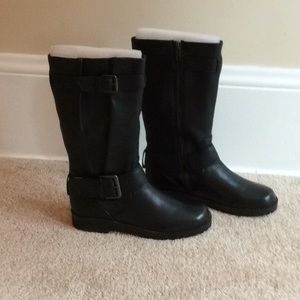 NWT Black Leather Boots